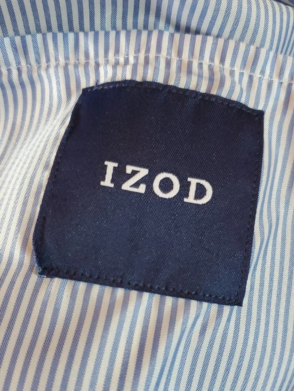 Izod Boys Navy Two-Button Blazer and Trouser Set with Gold Buttons
